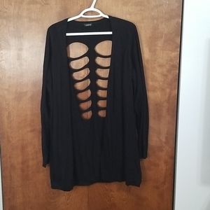 Slashed Back Sweater
